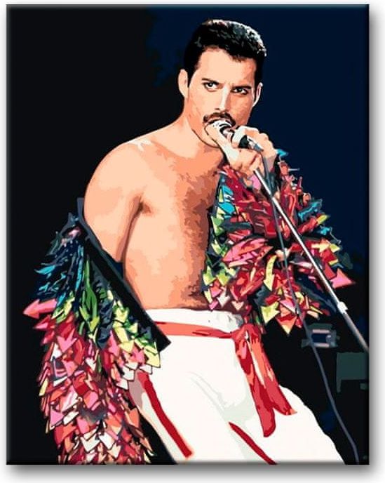 ZUTY Malování podle čísel - Freddie Mercury NO 80x100 - obrázek 1
