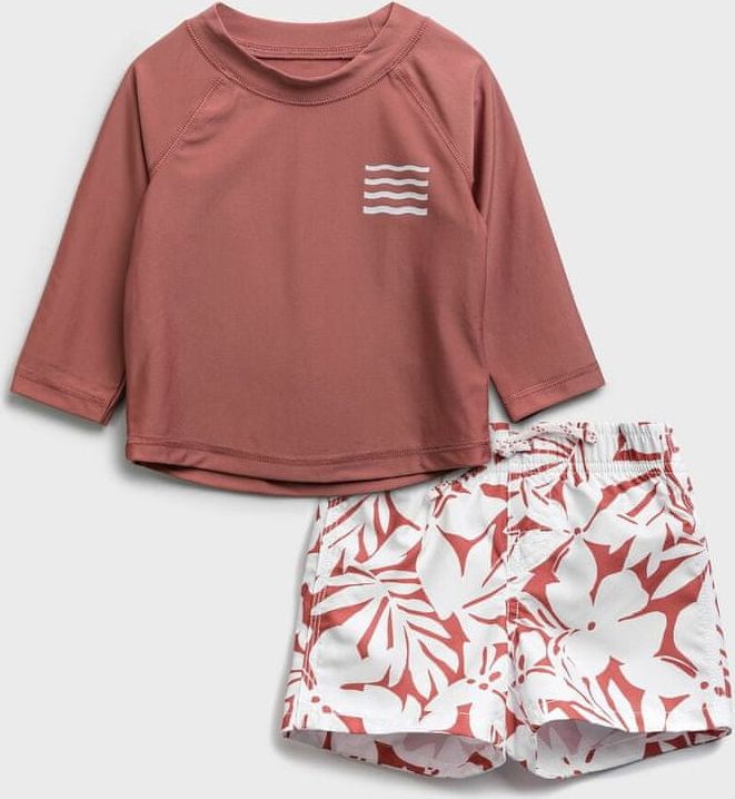 Gap Baby dvojdílné plavky graphic swim 18-24M - obrázek 1