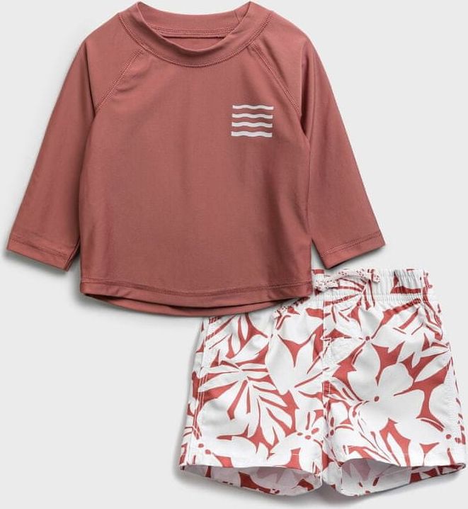 Gap Baby dvojdílné plavky graphic swim 18-24M - obrázek 1