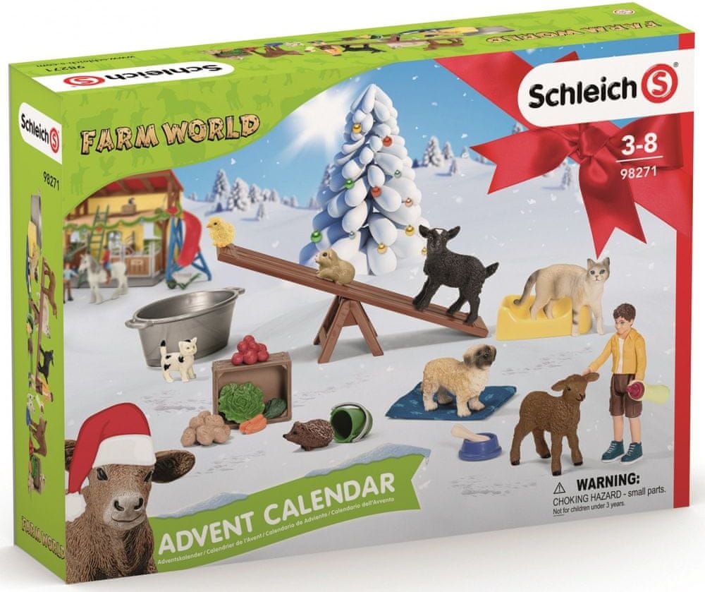 Schleich Adventní kalendář 2021 - Domácí zvířata - obrázek 1