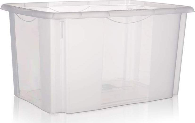 keeeper Box úložný EMIL 55 x 39 x 29,5 cm, 45 l, transparentní - obrázek 1
