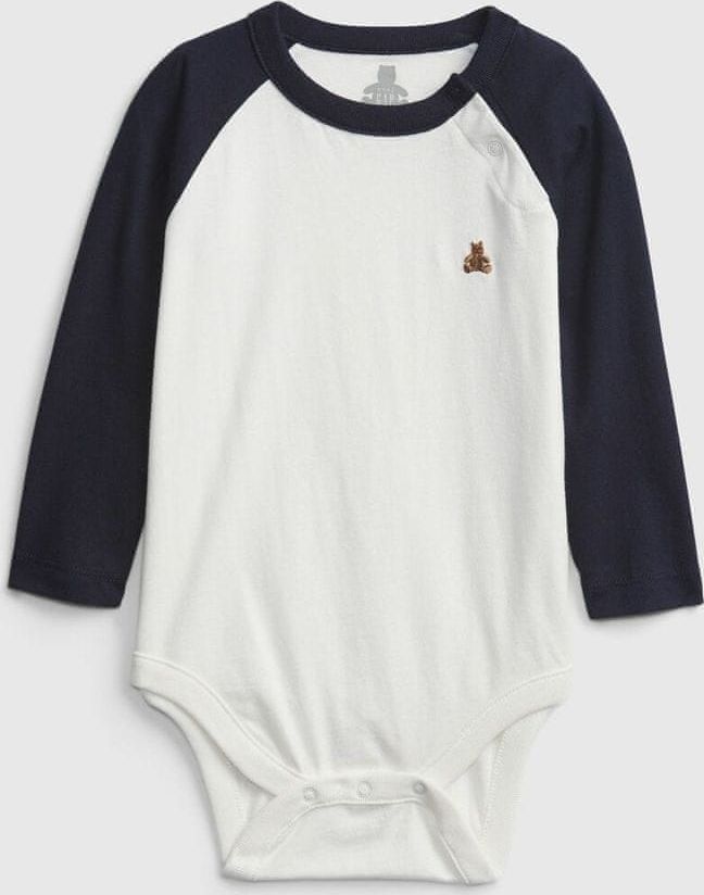 Gap Dětské body 100% organic bavlna colorblock bodysuit 18-24M - obrázek 1