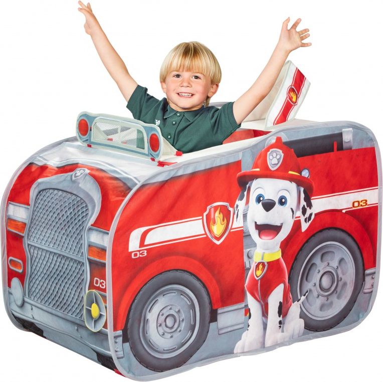 Dětský Pop Up stan Paw Patrol hasičské auto - obrázek 5