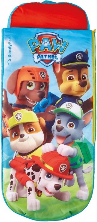 Dětská nafukovací postel a spací pytel 2v1 Paw Patrol-modrý bok - obrázek 5