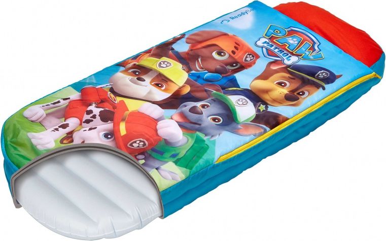 Dětská nafukovací postel a spací pytel 2v1 Paw Patrol-modrý bok - obrázek 10