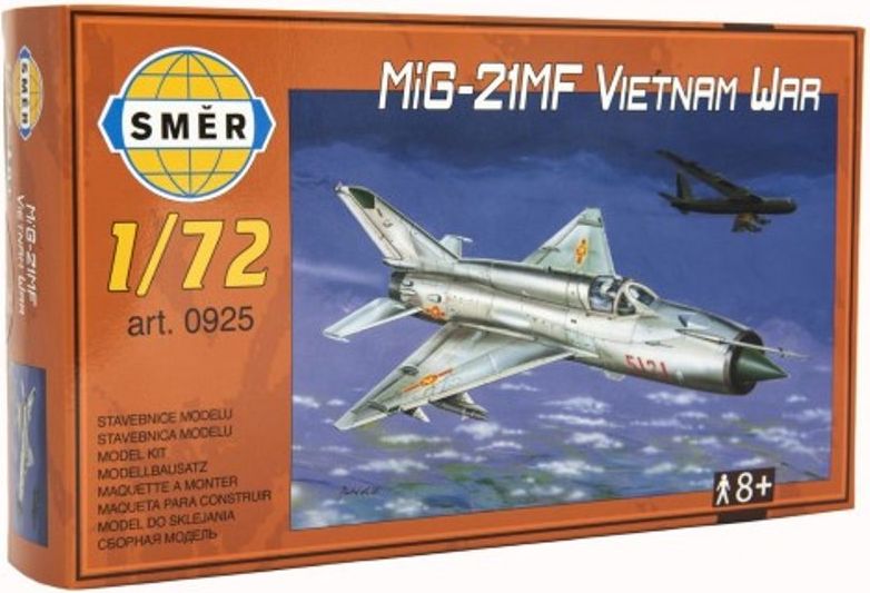 Směr Model MiG-21MF Vietnam WAR 1:72 15x21,8cm v krabici 25x14,5x4,5cm - obrázek 1