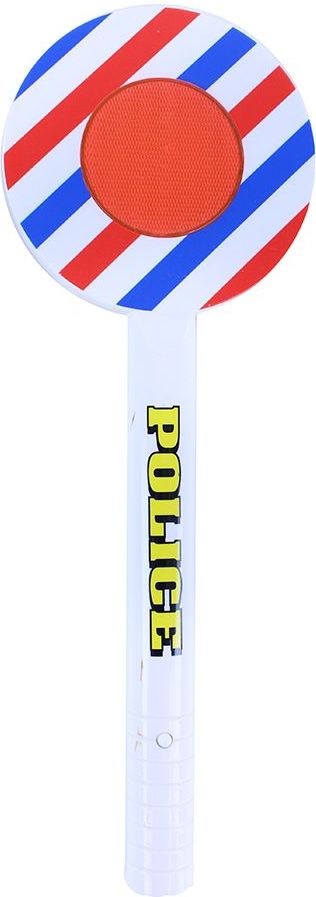RAPPA Zastavovací dětský plastový terč policie se světlem - obrázek 1