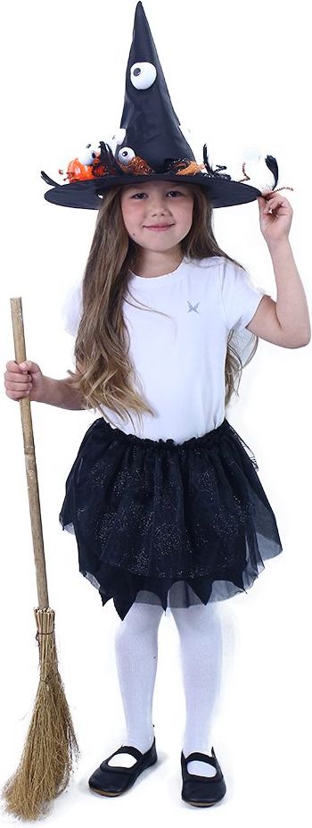 RAPPA Dětský kostým tutu sukně čarodějnice / Halloween - obrázek 1