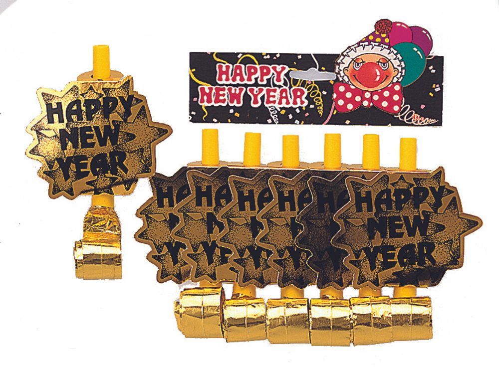 RAPPA Papírová frkačka HAPPY NEW YEAR 3 ks v sáčku - obrázek 1
