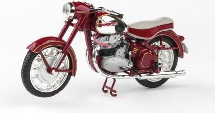 Jawa 500 OHC (1956) 1:18 - Tmavě Červená - obrázek 1