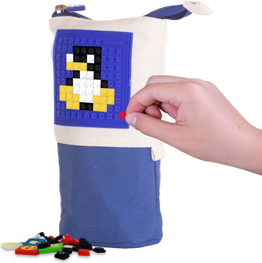 PIXIE CREW studentský POP-UP penál modrý - obrázek 2