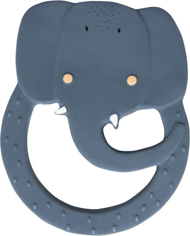 Trixie Kousátko 100% Natural rubber round teether Mrs. Elephant 2021 - obrázek 1