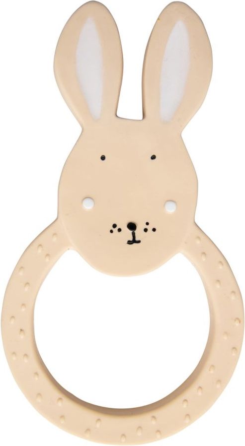 Trixie Kousátko 100% Natural rubber round teether Mrs. Rabbit 2021 - obrázek 1