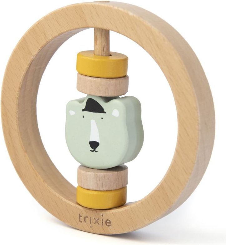 Trixie Dřevěné chrastítko Animal Mr. Polar Bear 2021 - obrázek 1
