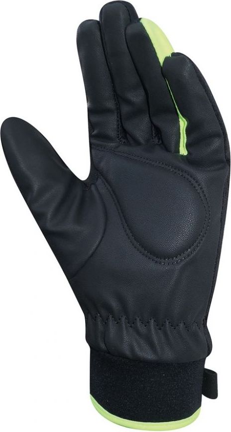 Chiba Zimní cyklistické rukavice pro děti Kids Waterproof Černá /Neonové žlutá Velikost M - obrázek 2