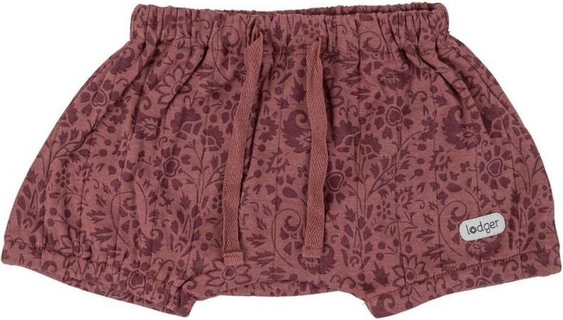 Lodger Bavlněné kraťásky Flower Tribe Rosewood - obrázek 1