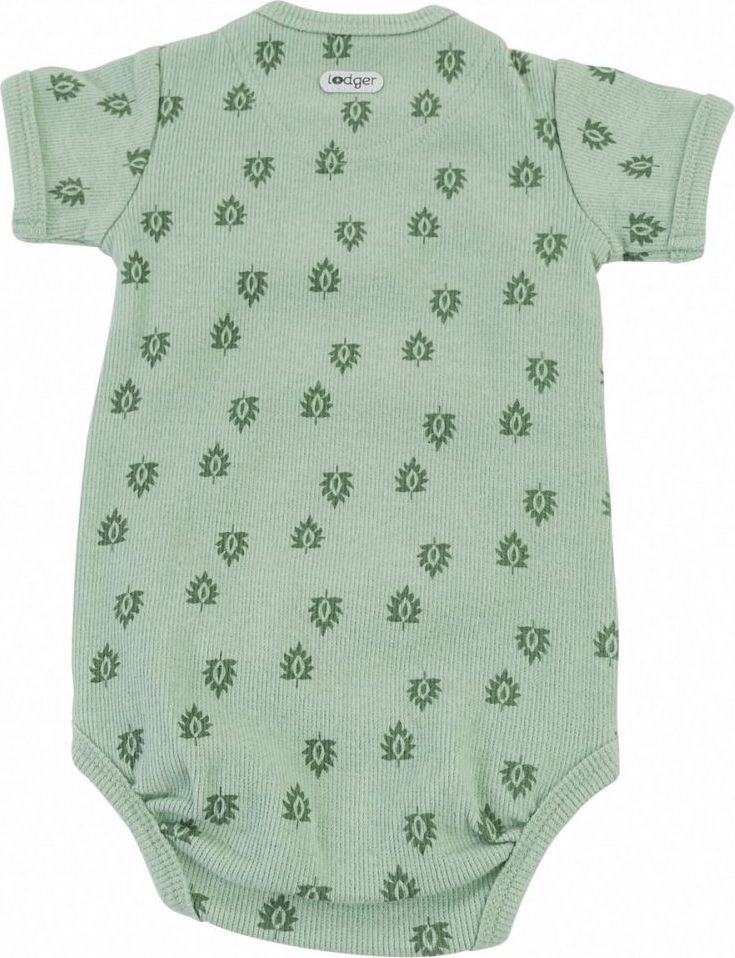 Lodger Hydrofilní body s krátkými rukávy Print Rib Silt Green - obrázek 2