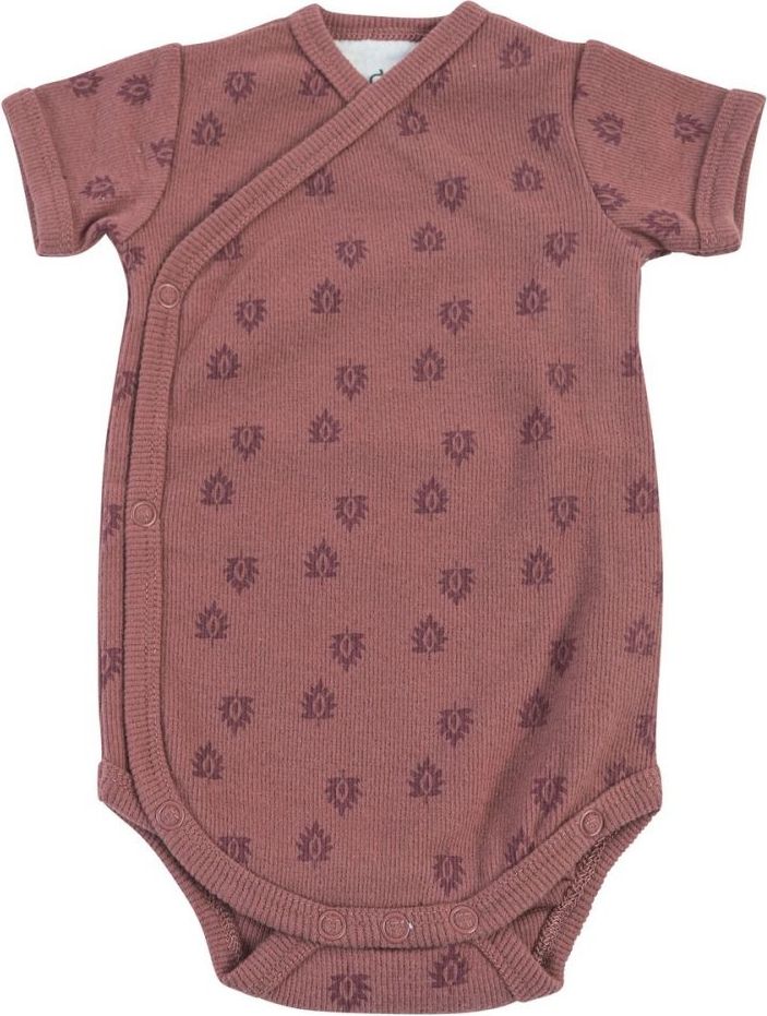 Lodger Hydrofilní body s krátkými rukávy Print Rib Rosewood 80 - obrázek 1