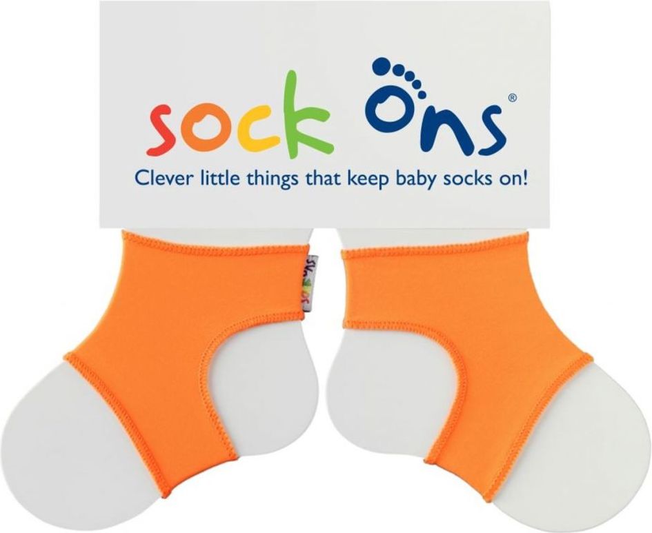 Sock Ons Návleky na ponožky 0-6 m Orange 2021 - obrázek 1