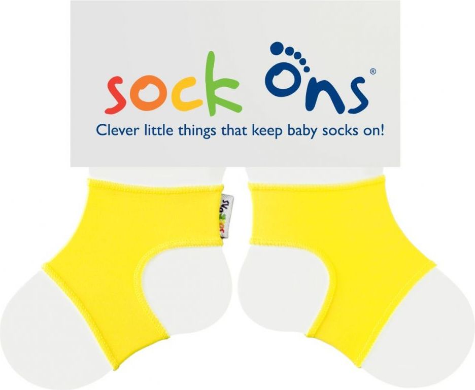 Sock Ons Návleky na ponožky 0-6 m Lemon 2021 - obrázek 1