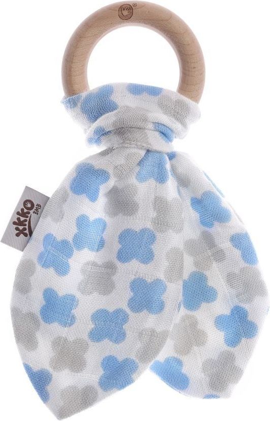 Kikko Kousátko BMB Lístky Baby Blue Cross 2021 - obrázek 1