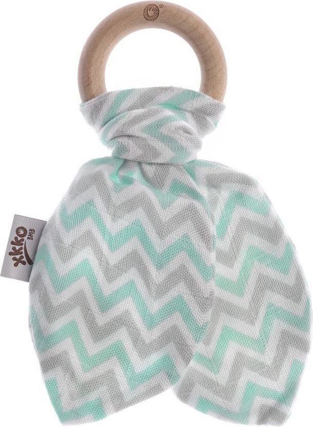 Kikko Kousátko BMB Lístky Chevron Mint 2021 - obrázek 1