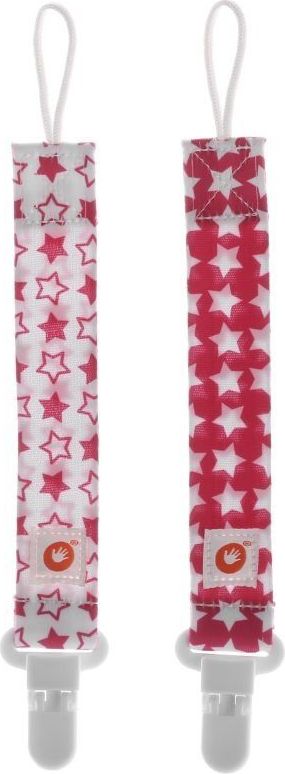 Kikko Klipy na dudlík 2ks Little Stars Magenta MIX 2021 - obrázek 1
