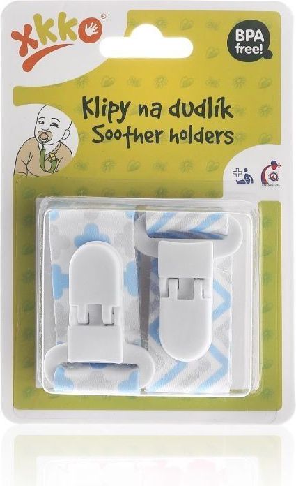 Kikko Klipy na dudlík 2ks Little Stars Magenta MIX 2021 - obrázek 2