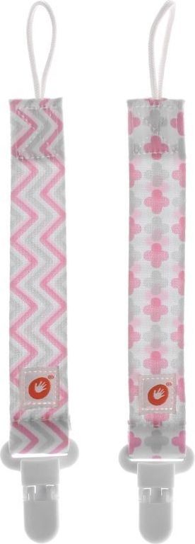 Kikko Klipy na dudlík 2ks Scandinavian Baby Pink MIX 2021 - obrázek 1