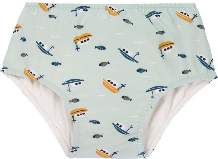 Lässig SPLASH Chlapecké plavky Lässig Swim Diaper Boys Boat Mint - obrázek 1