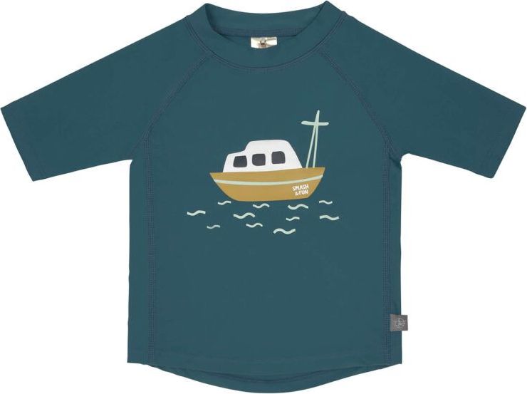 Lässig Tričko Rashguard Boat Blue 12m+ - obrázek 1