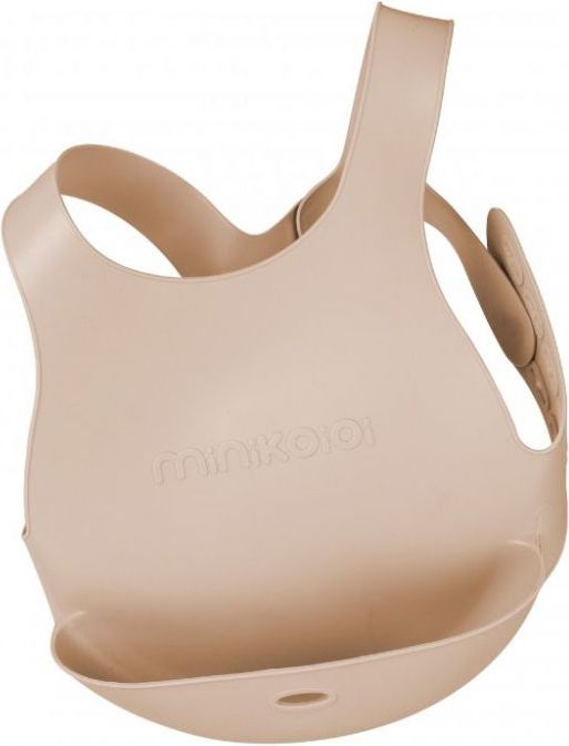 Minikoioi Bryndák silikonový s kapsou Bubble Beige 2021 - obrázek 1