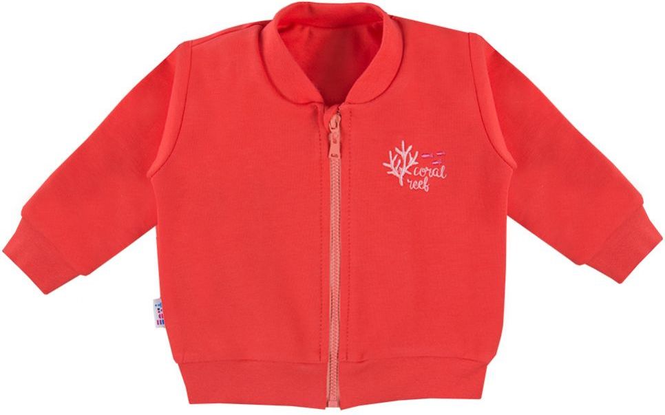 Eevi Mikina rozepínací Coral Reef Red 74 - obrázek 1