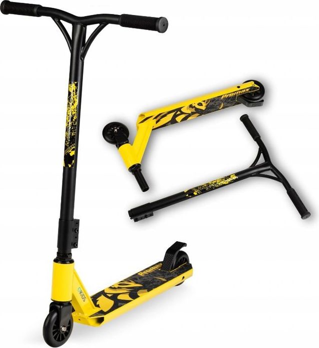 QKids Koloběžka Ivo Extreme Freestyle Yellow 2021 - obrázek 1