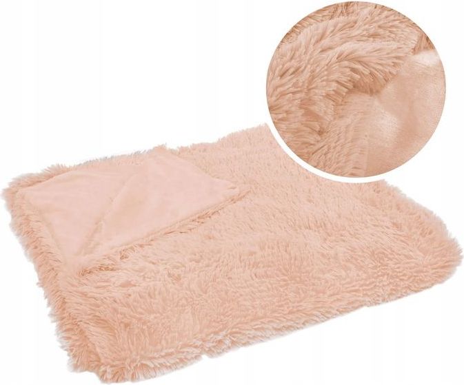 Springos Oboustranná vlněná deka 220x240 cm Light Brown - obrázek 2