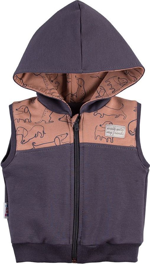 Eevi Vesta Lazy Days Grey dogs 92 - obrázek 1