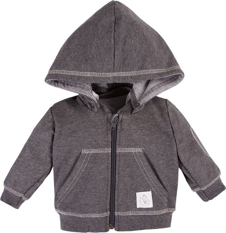 Eevi Mikina rozepínací Unique Grey 80 - obrázek 1