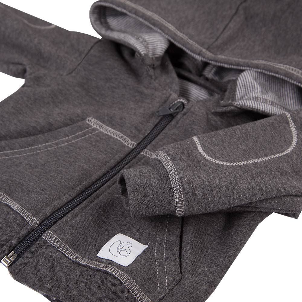 Eevi Mikina rozepínací Unique Grey 80 - obrázek 2
