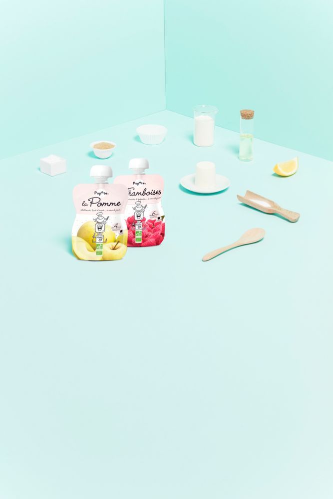 Popote Bébé Food Kapsička 120 g Popote Bio Malina - obrázek 2