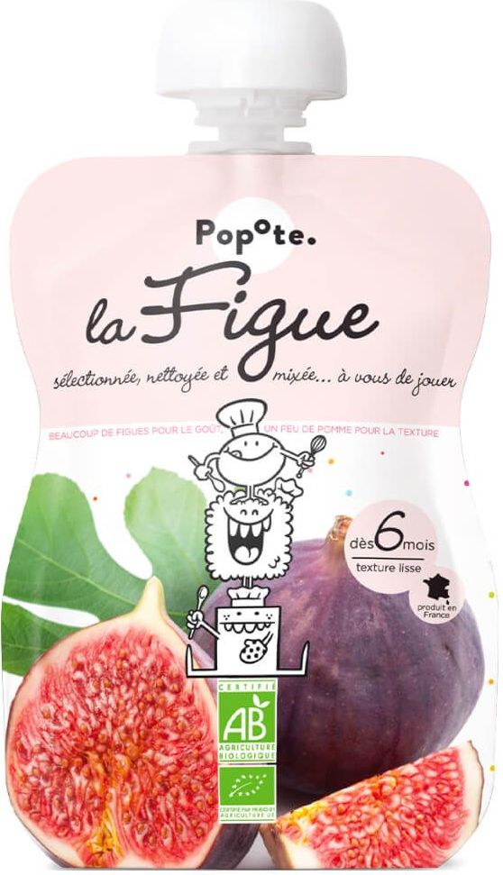 Popote Bébé Food Kapsička 120 g Popote Bio Fík - obrázek 1