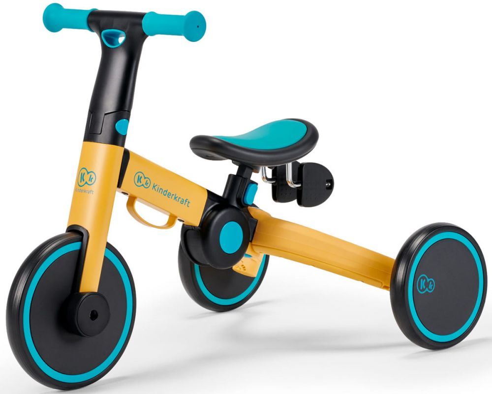 Kinderkraft Tříkolka 3v1 4Trike Primrose Yellow 2021 - obrázek 1
