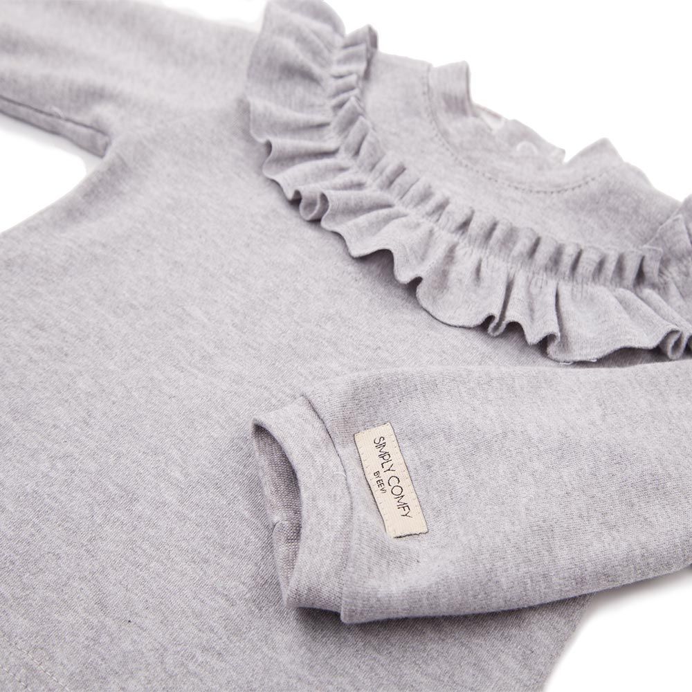 Eevi Blůzka s volánkem Simply Comfy Melange 62 - obrázek 2