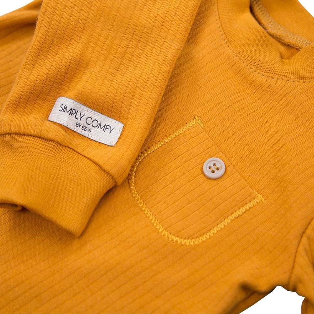 Eevi Mikina s vrchní kapsou Simply Comfy Honey 62 - obrázek 2
