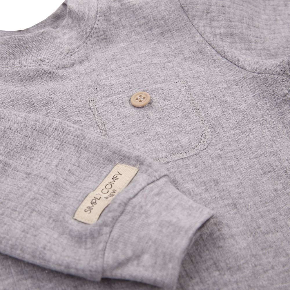 Eevi Mikina s vrchní kapsou Simply Comfy Melange 74 - obrázek 2