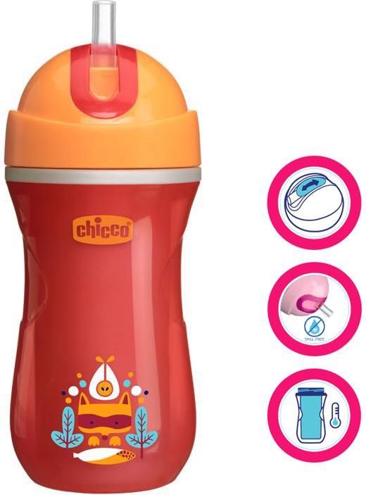 Chicco Hrneček s brčkem 266 ml Sport Termo - obrázek 1
