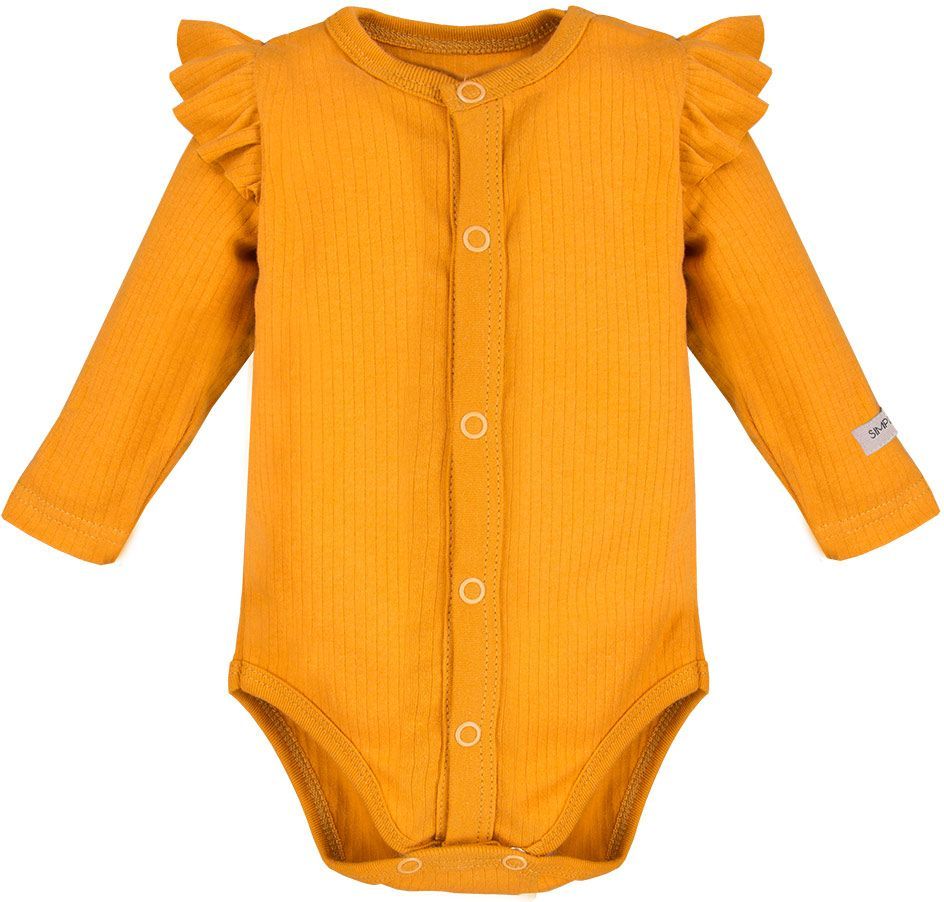 Eevi Body s volánkem dlouhý rukáv rozepínací Simply Comfy Honey 62 - obrázek 1