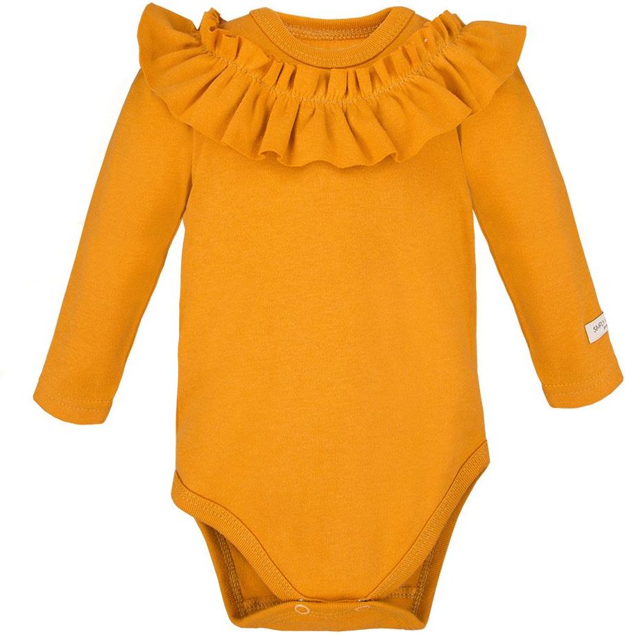 Eevi Body dlouhý rukáv s volánkem Simply Comfy Honey 74 - obrázek 1