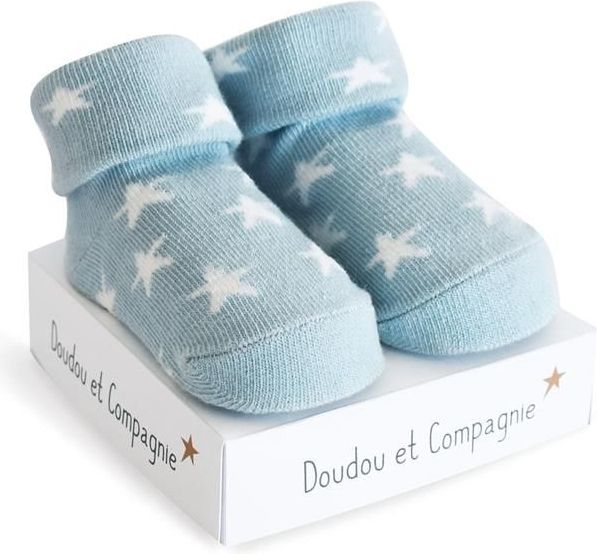 DouDou ET Compagnie DouDou ponožky pro miminko Blue 2021 - obrázek 1