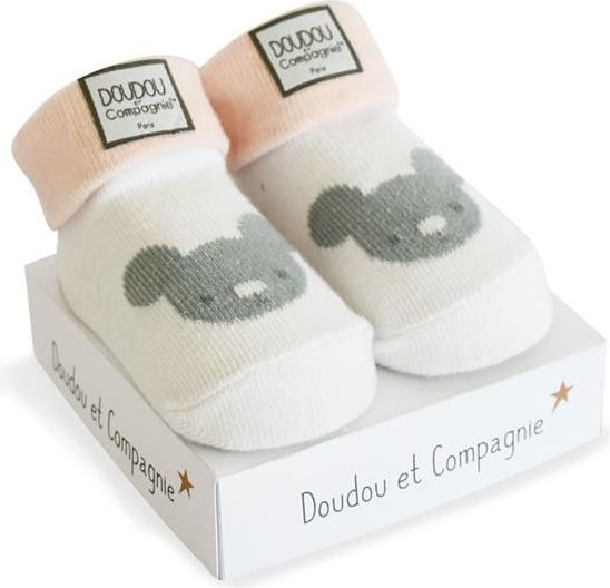 DouDou ET Compagnie DouDou ponožky pro miminko Pink 2021 - obrázek 1