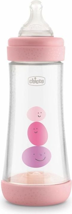 Chicco Láhev kojenecká silikon 300 ml Perfect 5 - obrázek 1